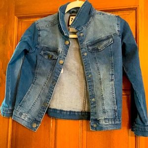 Girls denim jackets size 7-8